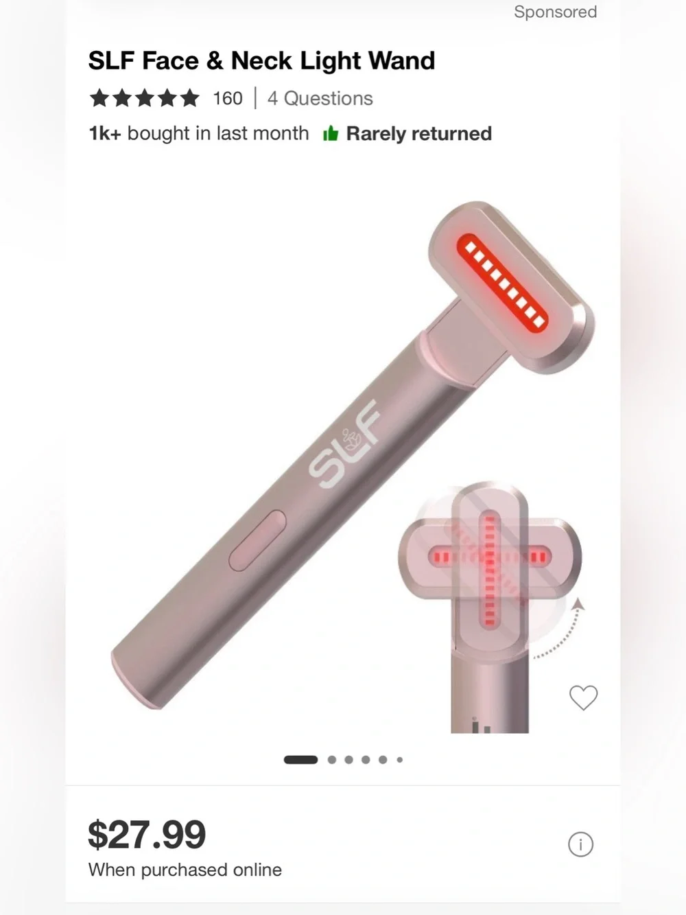 SLF Face and neck light wand. Used once